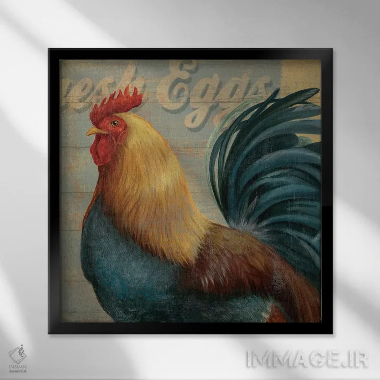 تابلو صدای صبحگاهی اثر دافنه بریسونِه - نمای قابدار مشکی