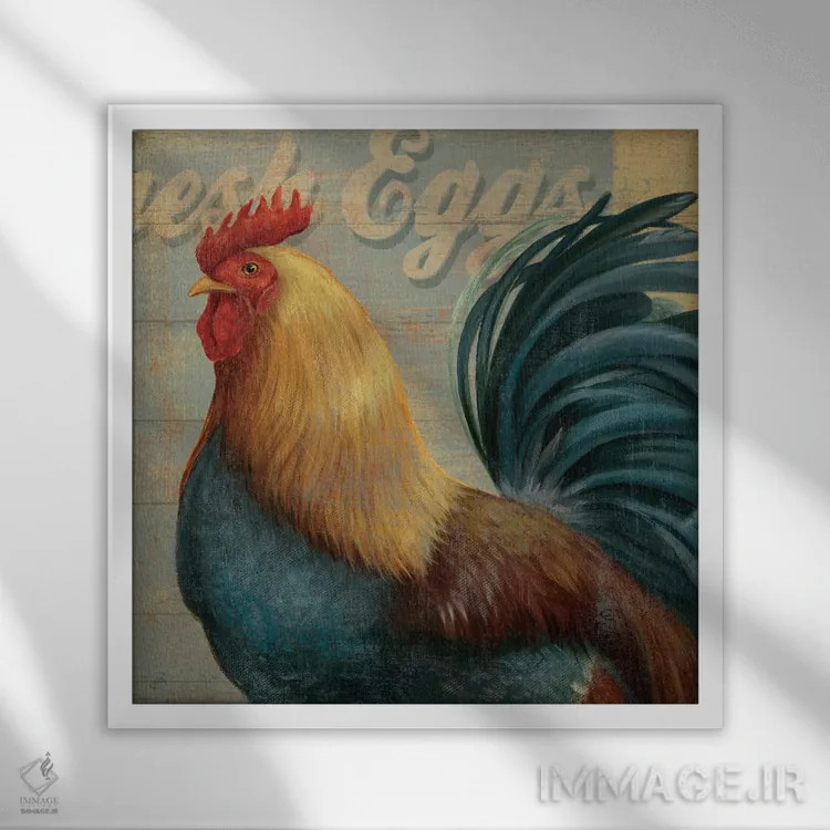 تابلو صدای صبحگاهی اثر دافنه بریسونِه - نمای قابدار سفید