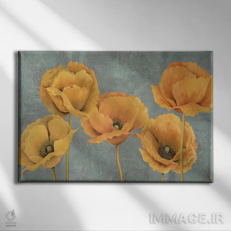 تابلو غروب آفتاب اثر دافنه بریسونِه - نمای روبهرو روی دیوار