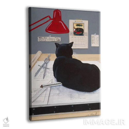 تابلو هارولد نگهدارنده کاغذ معماری اثر یان پانیکو - نمای پرسپکتیو محصول