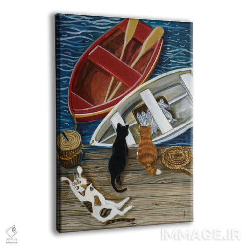 تابلو صیاد روز اثر یان پانیکو - نمای پرسپکتیو محصول