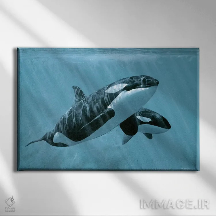 تابلو مادر و پسر اثر ران پارکر - نمای روبهرو روی دیوار