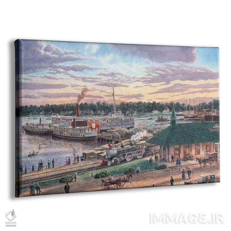 تابلو هاربر اسپرینگز، میشیگان (نام مکان) اثر استانتون منولاکاس - نمای پرسپکتیو محصول