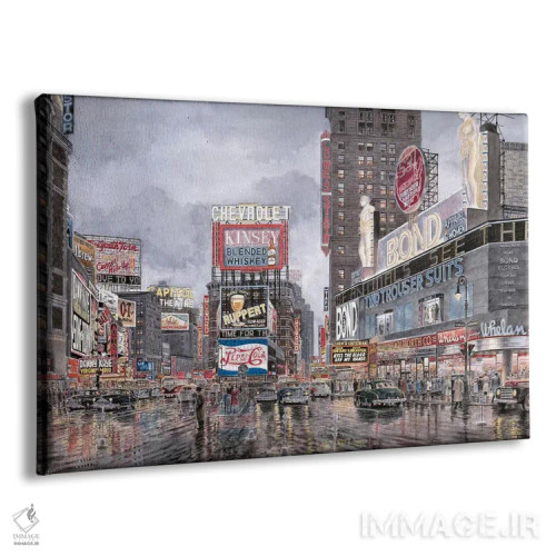تابلو تایمز اسکوئر: نیویورک (میدان مرکزی نیویورک) اثر استانتون منولاکاس - نمای پرسپکتیو محصول
