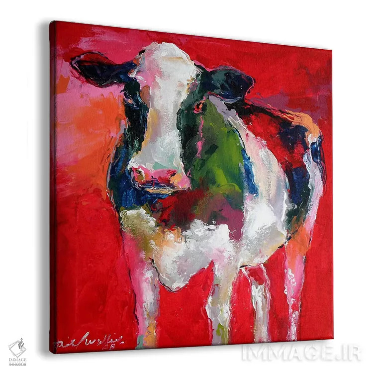 تابلو گاو اثر ریچارد والیش - نمای پرسپکتیو محصول