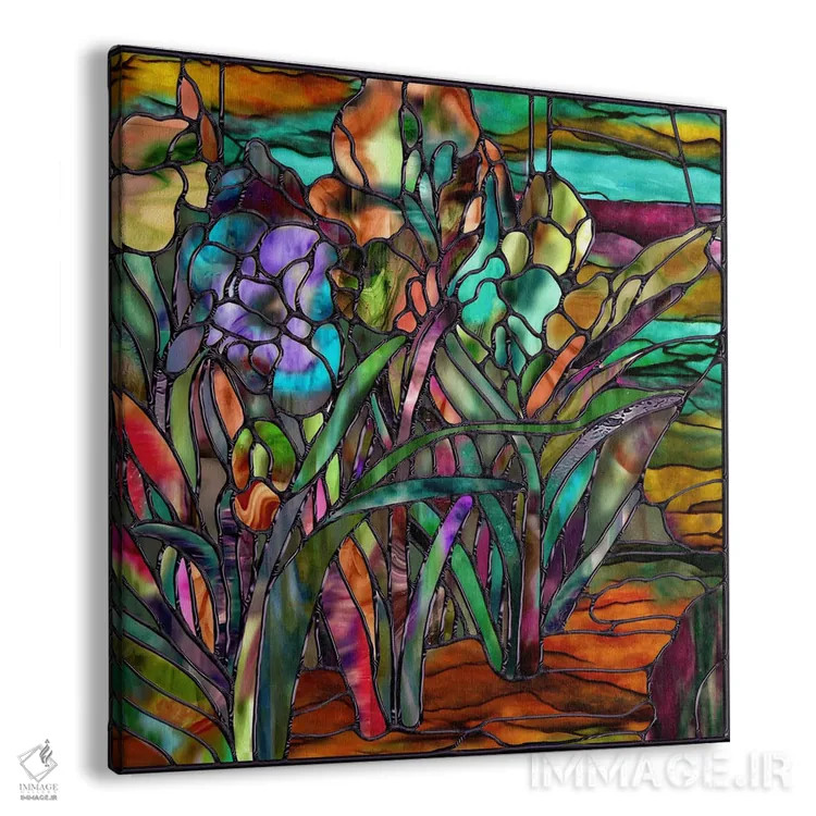 تابلو زنبقهای پوشیده از آبنبات اثر ساشا - نمای پرسپکتیو محصول