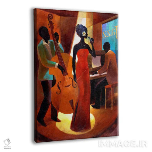 تابلو در حال و هوای احساسی اثر کیت مالِت - نمای پرسپکتیو محصول