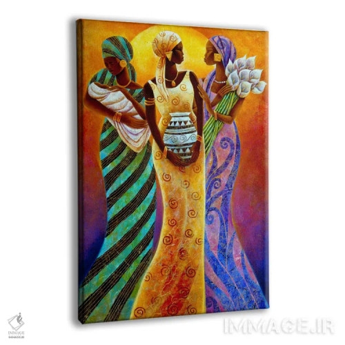 تابلو خواهران خورشید اثر کیت مالِت - نمای پرسپکتیو محصول