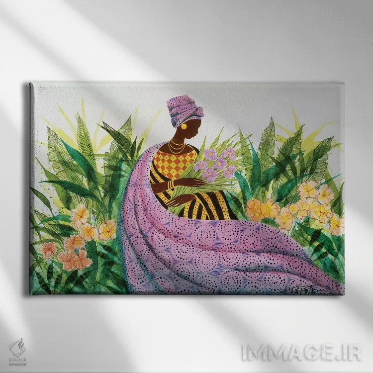 تابلو بازتاب اثر کیت مالِت - نمای روبهرو روی دیوار