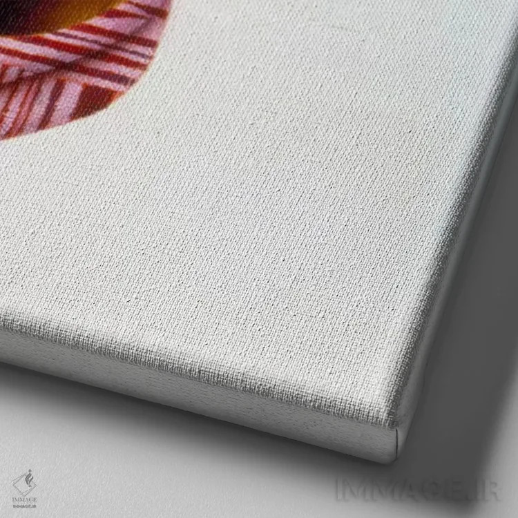 تابلو رابطههای ناگسستنی اثر کیت مالِت - نمای نزدیک بافت بوم