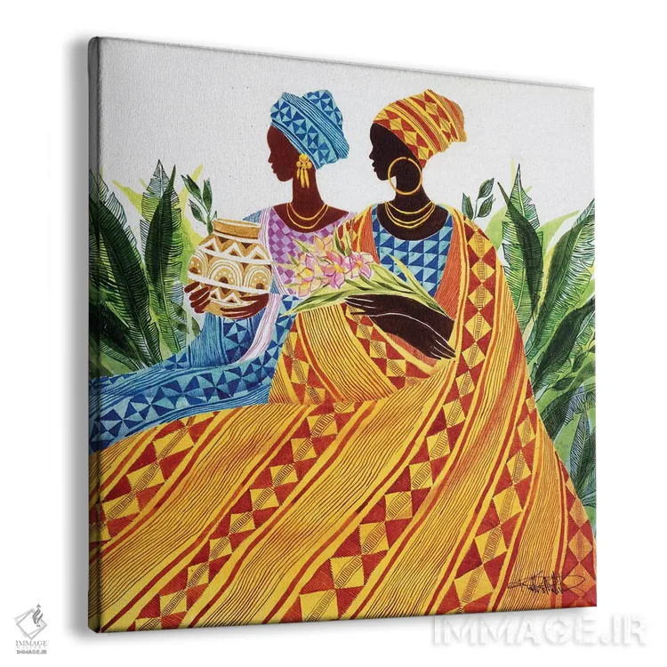 تابلو دو خواهر اثر کیت مالِت - نمای پرسپکتیو محصول