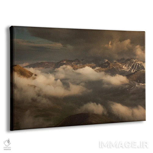 تابلو بالای ابرها اثر آنابل شابر - نمای پرسپکتیو محصول