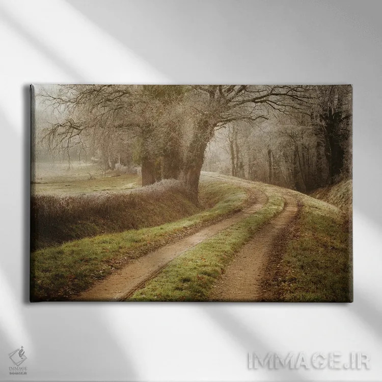 تابلو راهی به سرزمین عجایب اثر آنابل شابر - نمای روبهرو روی دیوار