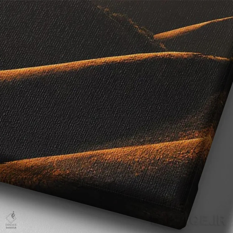 تابلو میان تپهها و درهها اثر آنابل شابر - نمای نزدیک بافت بوم