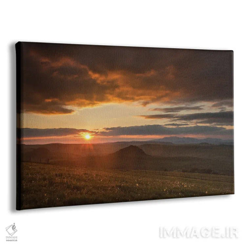 تابلو غروب آرام در طبیعت اثر آنابل شابر - نمای پرسپکتیو محصول