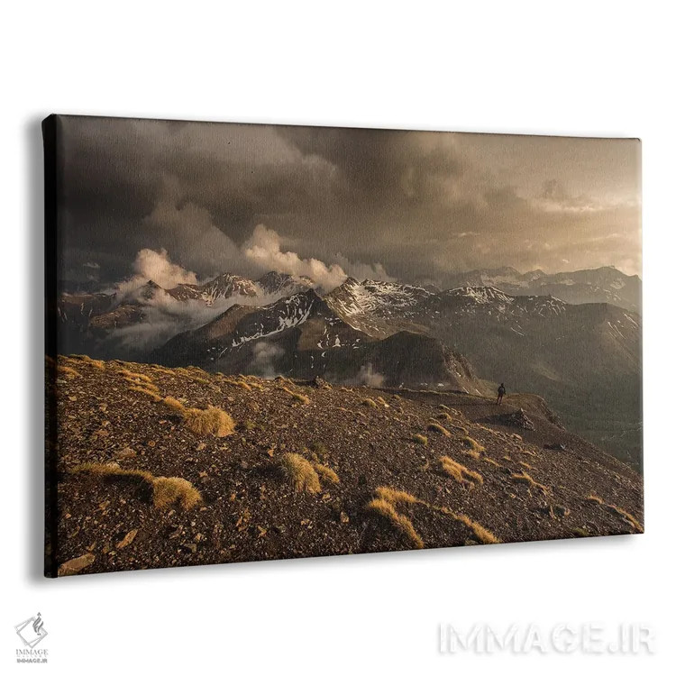 تابلو انسان و طبیعت اثر آنابل شابر - نمای پرسپکتیو محصول