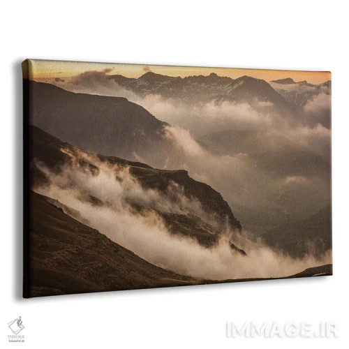 تابلو چشمانداز رشتهکوه آلپ فرانسه اثر آنابل شابر - نمای پرسپکتیو محصول