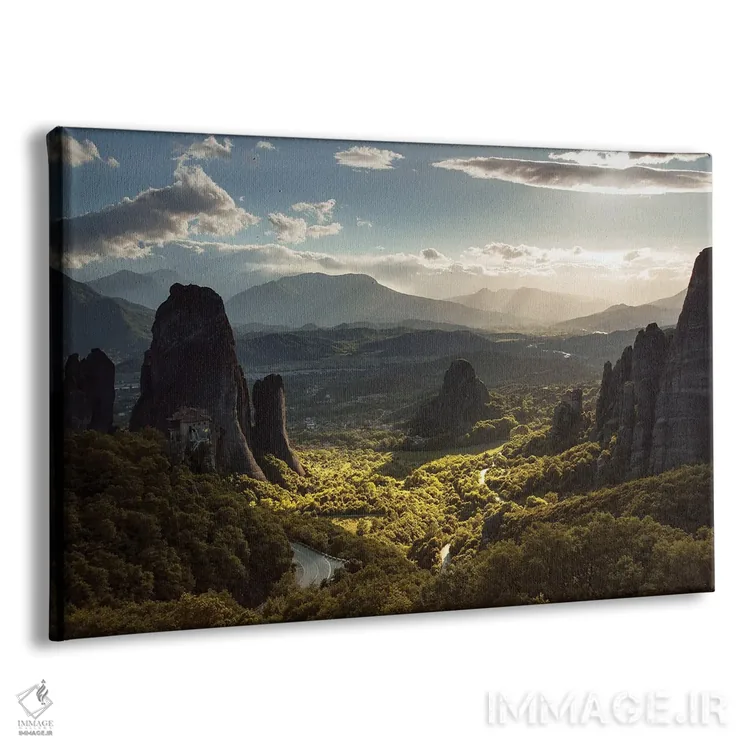 تابلو متئورا II (یونان) اثر آنابل شابر - نمای پرسپکتیو محصول