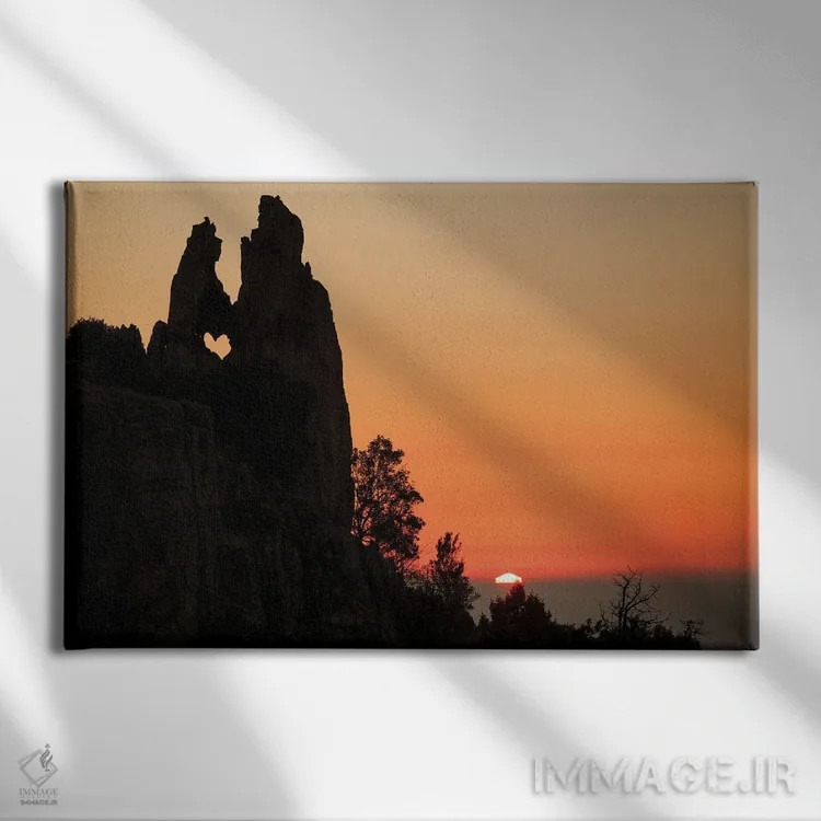 تابلو درههای پیانا در کرس II (فرانسه) اثر آنابل شابر - نمای روبهرو روی دیوار