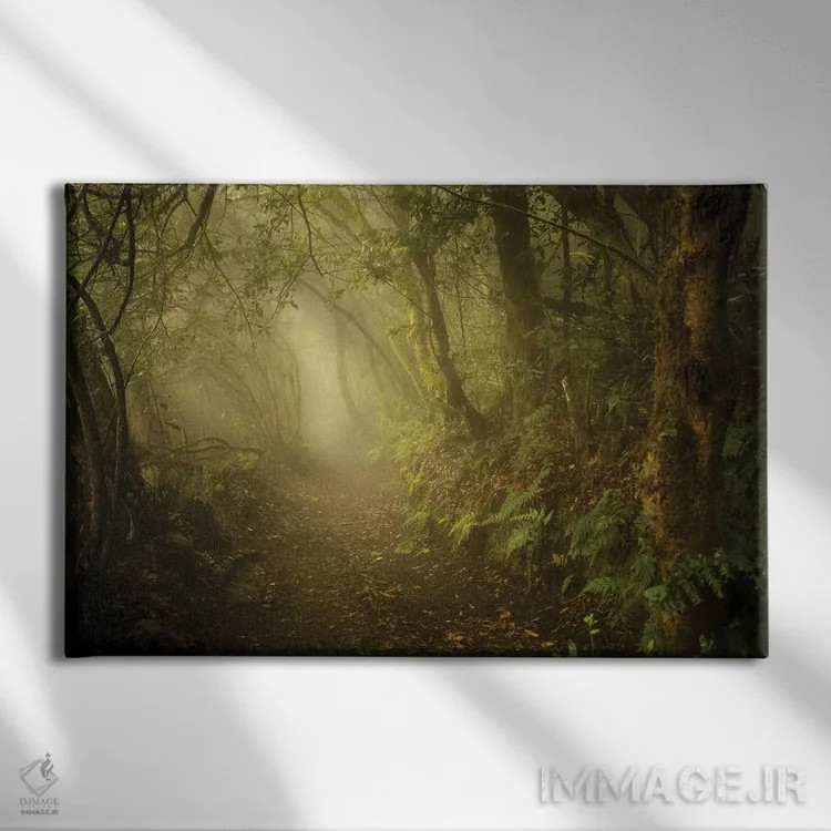 تابلو راهی به سرزمین عجایب اثر آنابل شابر - نمای روبهرو روی دیوار