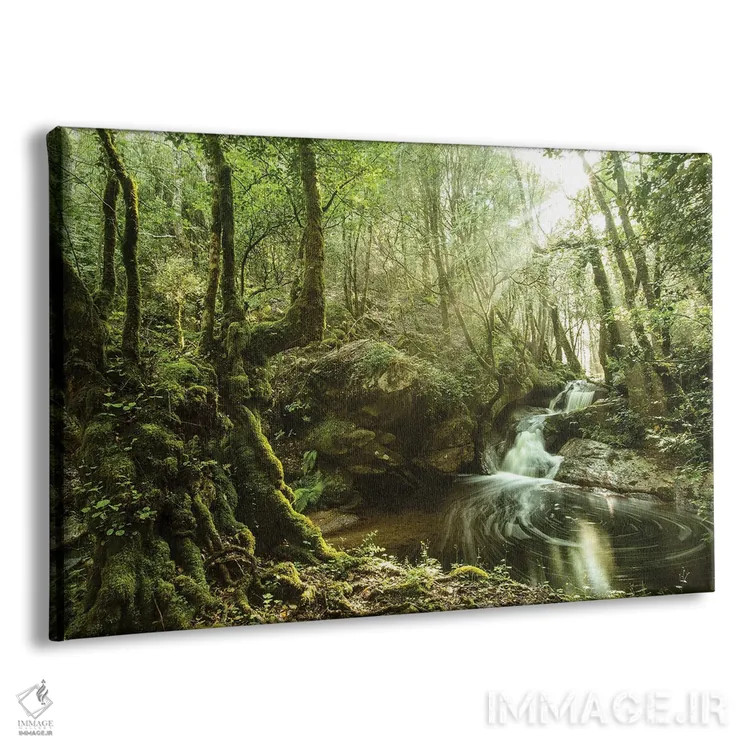 تابلو بهشت سبز در جزیره کرس II اثر آنابل شابر - نمای پرسپکتیو محصول