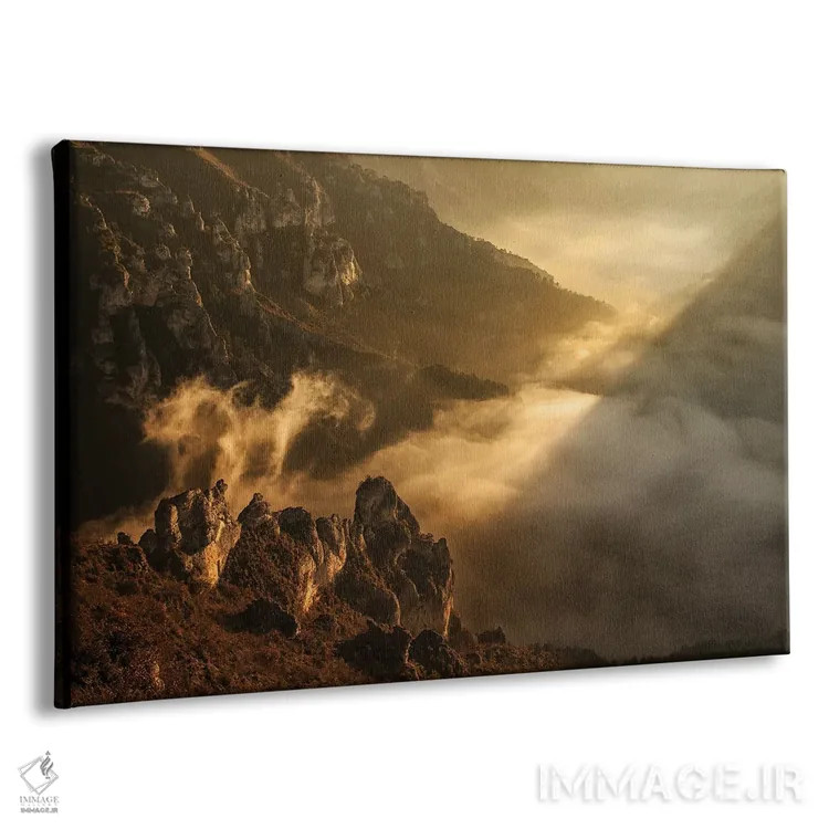 تابلو ققنوس یا پرنده آتشین اثر آنابل شابر - نمای پرسپکتیو محصول