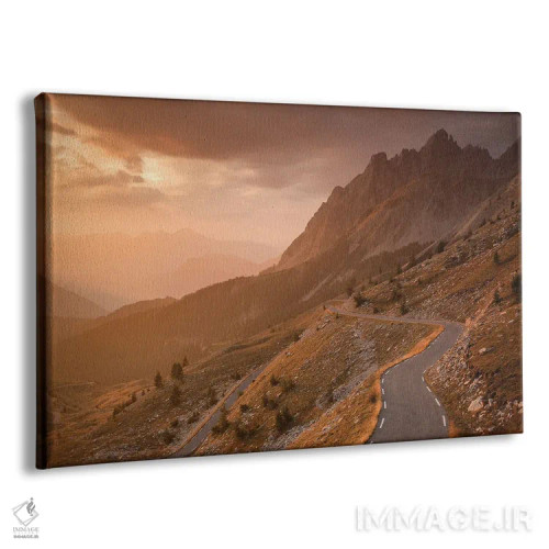 تابلو راه به سوی کوهها در طلوع آفتاب اثر آنابل شابر - نمای پرسپکتیو محصول