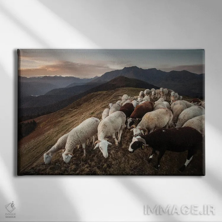 تابلو انت (موجود افسانهای شبیه درخت) اثر آنابل شابر - نمای روبهرو روی دیوار