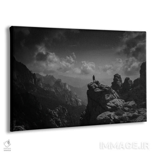 تابلو سایه سیاه و سفید در جزیره کرس اثر آنابل شابر - نمای پرسپکتیو محصول
