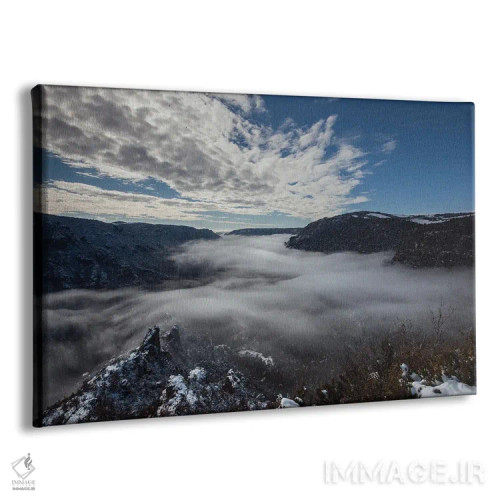 تابلو از میان ابرها و دره اثر آنابل شابر - نمای پرسپکتیو محصول