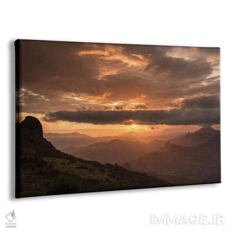 تابلو اولین نور در کوههای پیکوس د اروپا (اسپانیا) اثر آنابل شابر - نمای پرسپکتیو محصول