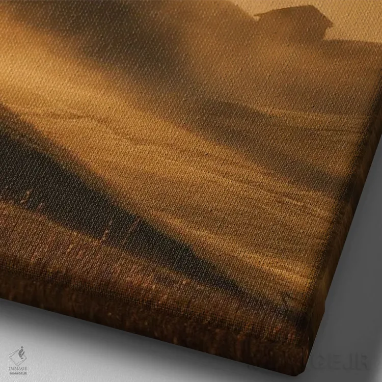 تابلو آلپه دی سیوسی (ایتالیا) اثر آنابل شابر - نمای نزدیک بافت بوم