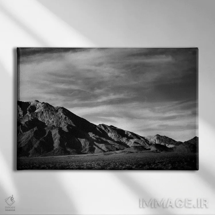 تابلو نزدیک دره مرگ اثر انسل آدامز (عکاس طبیعت آمریکایی) - نمای روبهرو روی دیوار