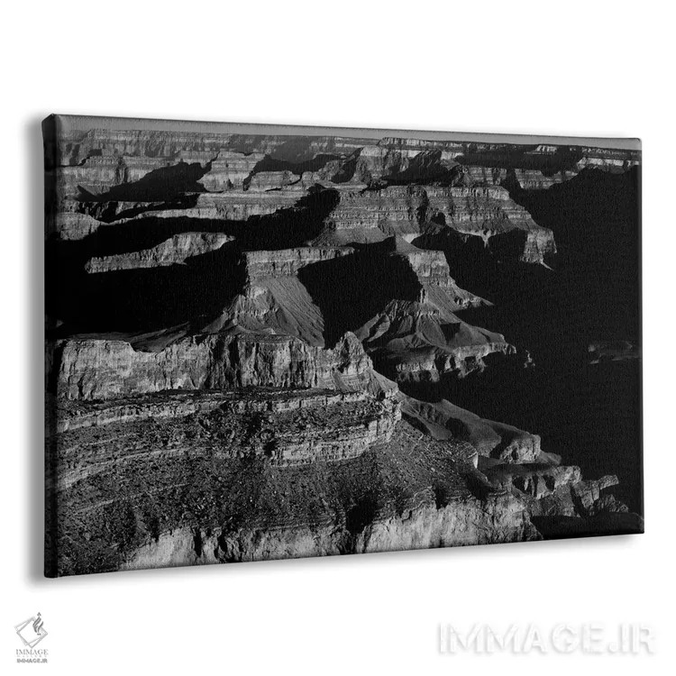 تابلو پارک ملی گرند کانیون XX اثر انسل آدامز (عکاس طبیعت آمریکایی) - نمای پرسپکتیو محصول