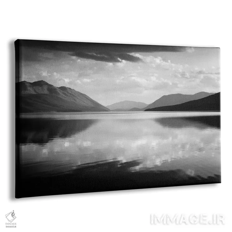 تابلو McDonald Lake, Glacier National Park,عصرگاه، دریاچه مکدونالد، پارک ملی گلیشر اثر انسل آدامز (عکاس طبیعت آمریکایی) - نمای پرسپکتیو محصول