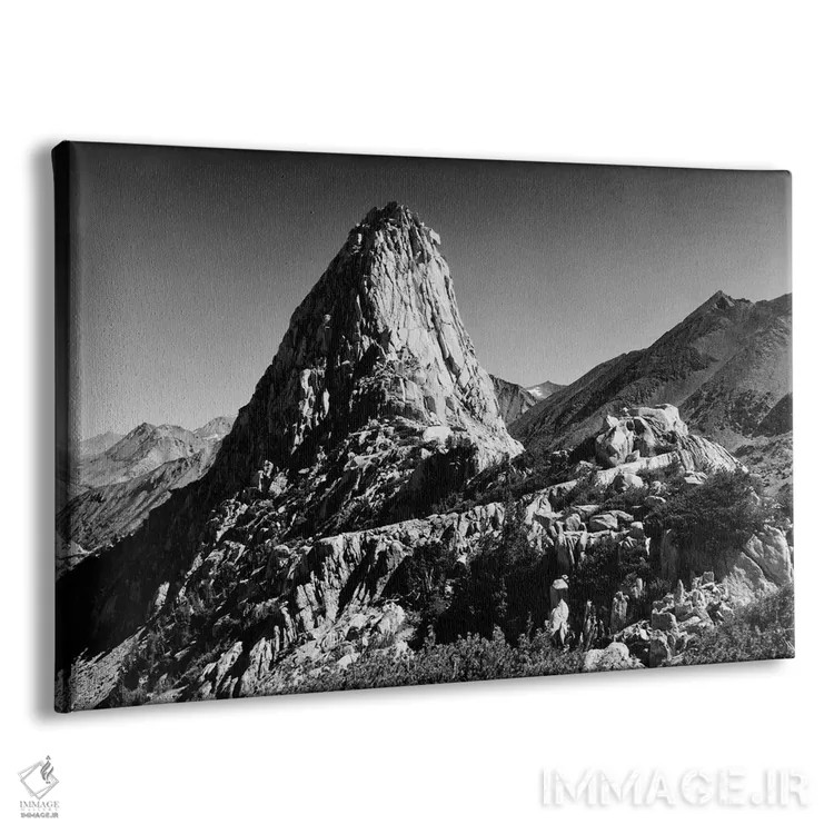 تابلو قله فین اثر انسل آدامز (عکاس طبیعت آمریکایی) - نمای پرسپکتیو محصول