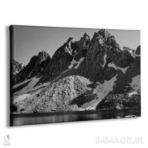 تابلو پیناکلهای کیرسج (قلههای سنگی) اثر انسل آدامز (عکاس طبیعت آمریکایی) - نمای پرسپکتیو محصول