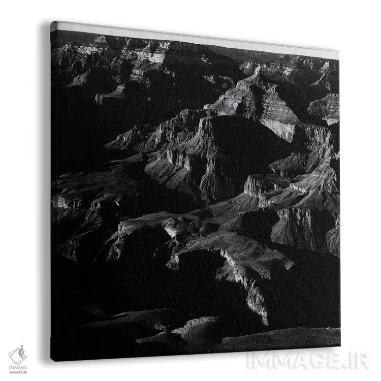 تابلو گرند کانیون اثر انسل آدامز (عکاس طبیعت آمریکایی) - نمای پرسپکتیو محصول