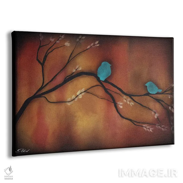 تابلو همراه اثر ابریل آندراده - نمای پرسپکتیو محصول
