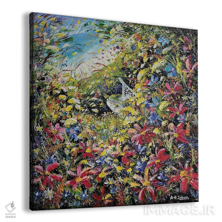 تابلو باغ مخفی اثر اندرو آلن جانسون - نمای پرسپکتیو محصول