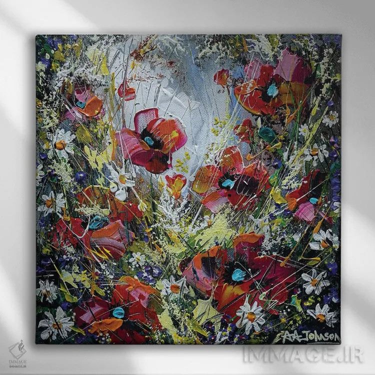 تابلو آرامش خاطر اثر اندرو آلن جانسون - نمای روبهرو روی دیوار