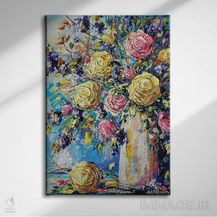 تابلو شادی بزرگ اثر اندرو آلن جانسون - نمای روبهرو روی دیوار