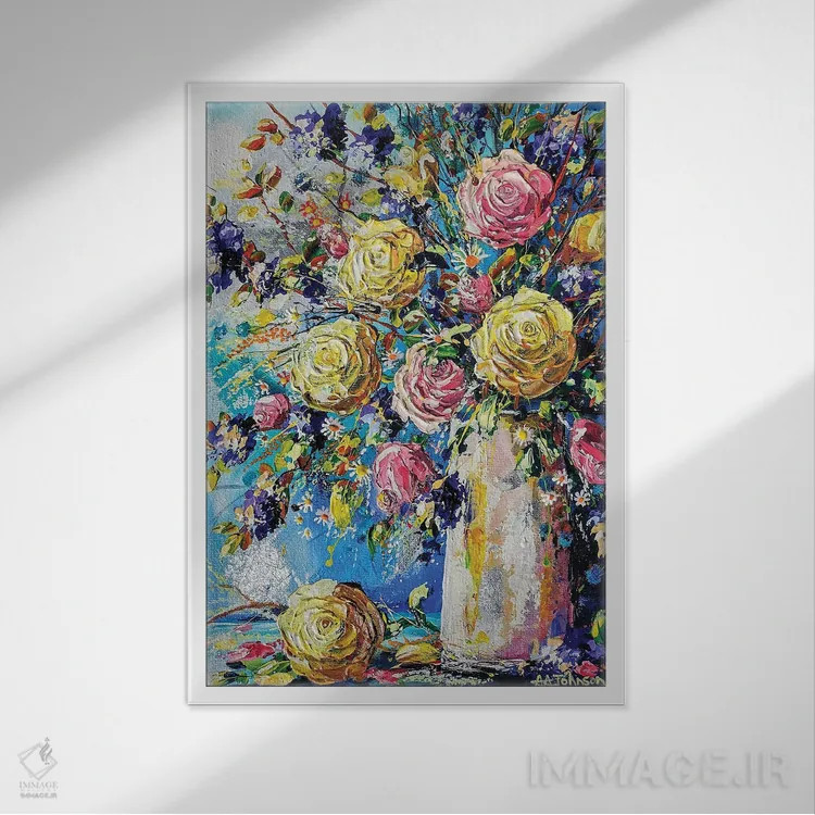 تابلو شادی بزرگ اثر اندرو آلن جانسون - نمای قابدار سفید