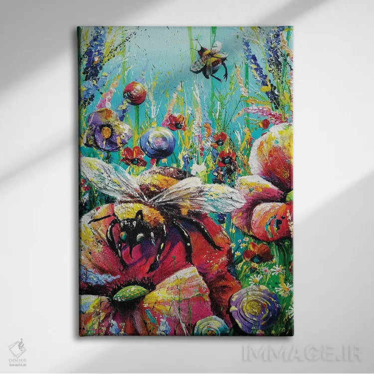 تابلو انبار تابستانی اثر اندرو آلن جانسون - نمای روبهرو روی دیوار