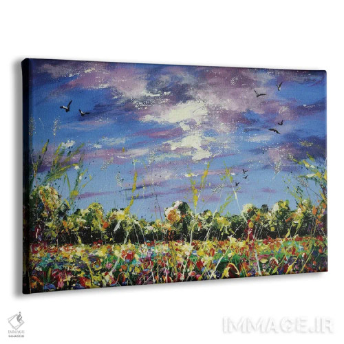 تابلو مزرعه تابستانی اثر اندرو آلن جانسون - نمای پرسپکتیو محصول