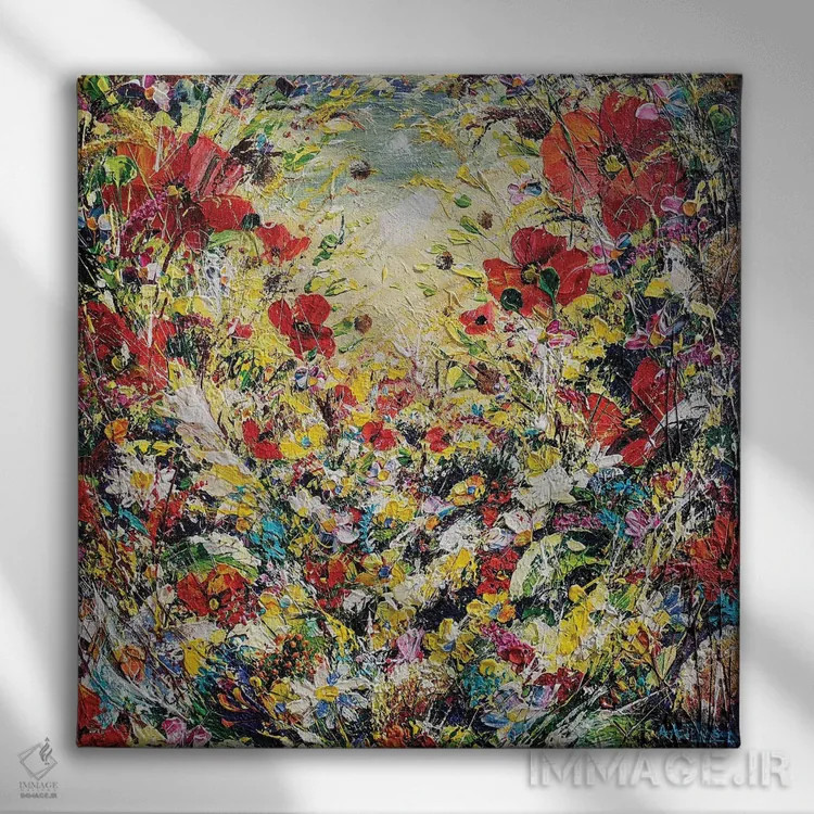 تابلو شیفتگی اثر اندرو آلن جانسون - نمای روبهرو روی دیوار