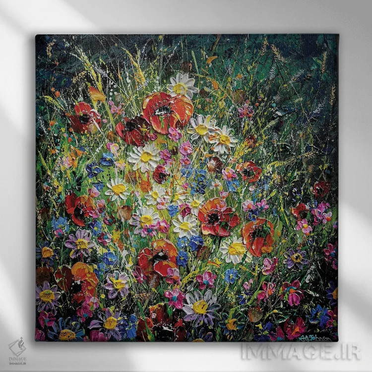 تابلو اجازه بده نور وارد شود اثر اندرو آلن جانسون - نمای روبهرو روی دیوار