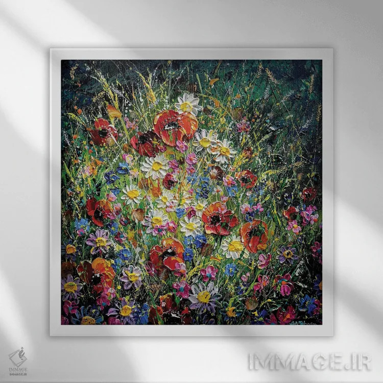 تابلو اجازه بده نور وارد شود اثر اندرو آلن جانسون - نمای قابدار سفید