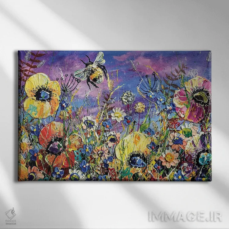 تابلو تابستان اثر اندرو آلن جانسون - نمای روبهرو روی دیوار