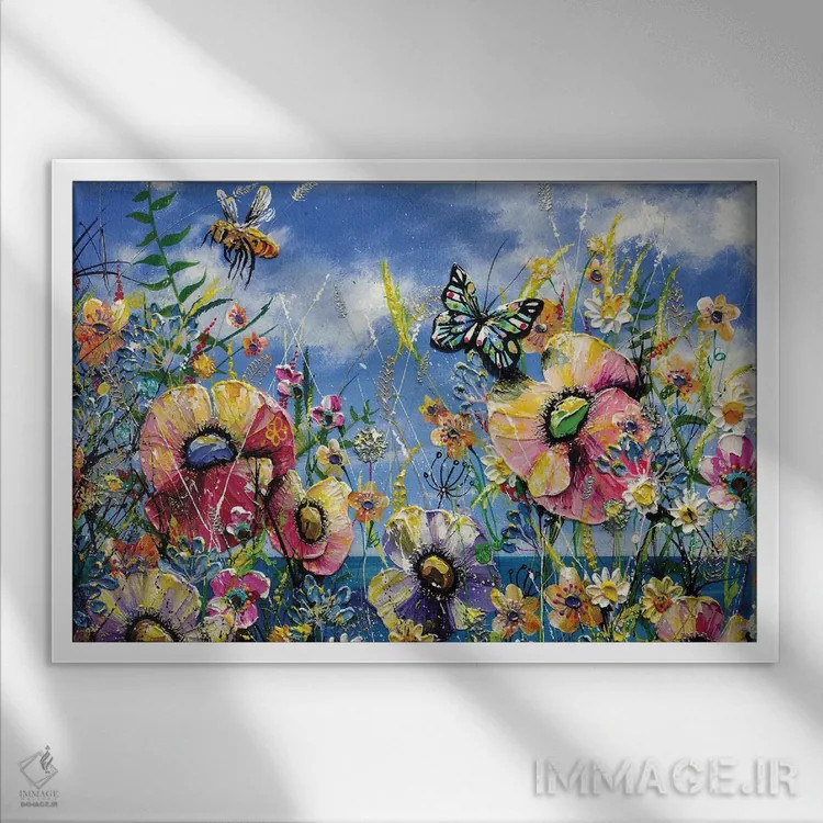 تابلو اقیانوس امکانات اثر اندرو آلن جانسون - نمای قابدار سفید